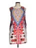 GB 100% Polyester Graphic White Cocktail Dress Size M - photo 1