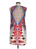GB 100% Polyester Graphic White Cocktail Dress Size M - photo 2