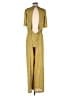 BCBGMAXAZRIA 100% Polyester Yellow Jumpsuit Size S - photo 2