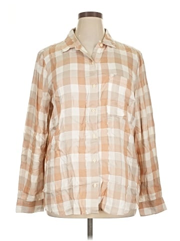 Style&Co 3/4 Sleeve Button-Down Shirt (view 1)