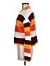 Heart Soul Color Block Orange Turtleneck Sweater Size M - photo 5