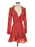 Réalisation 100% Silk Polka Dots Red Cocktail Dress Size S - photo 1