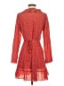 Réalisation 100% Silk Polka Dots Red Cocktail Dress Size S - photo 2