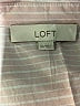 Ann Taylor LOFT Stripes Pink Long Sleeve Button-Down Shirt Size XS - photo 7