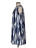 Unbranded 100% Polyester Stripes Blue Casual Dress Size S - photo 5