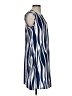 Unbranded 100% Polyester Stripes Blue Casual Dress Size S - photo 4