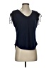 Green Envelope Blue Short Sleeve Top Size S - photo 1