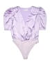Adelyn Rae 100% Polyester Purple Bodysuit Size L - photo 1
