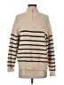 Lillusory Stripes Tan Pullover Sweater Size S - photo 1