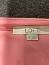 Ann Taylor LOFT 100% Polyester Solid Pink Casual Skirt Size 12 - photo 4
