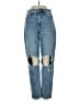American Eagle Outfitters Color Block Blue Jeans Size 0S - photo 1