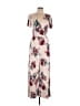7th Roy Floral Ivory Jumpsuit Size L - photo 1