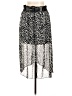 No Boundaries Animal Print Silver Casual Skirt Size L - photo 1