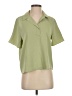 Maison d' Amelie 100% Polyester Green Short Sleeve Blouse Size S - photo 1