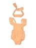 Unbranded Orange Short Sleeve Onesie Size 3-6 mo - photo 2