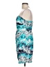 Volcom 100% Rayon Print Blue Cocktail Dress Size L - photo 5