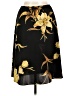 Clio 100% Polyester Print Black Formal Skirt Size L - photo 2