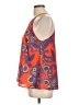 Everly 100% Polyester Orange Sleeveless Blouse Size L - photo 5