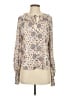 By Anthropologie 100% Polyester Paisley Ivory Long Sleeve Blouse Size XS - photo 1