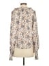 By Anthropologie 100% Polyester Paisley Ivory Long Sleeve Blouse Size XS - photo 2