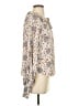 By Anthropologie 100% Polyester Paisley Ivory Long Sleeve Blouse Size XS - photo 4