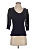 Design History Black 3/4 Sleeve Top Size S - photo 1