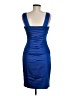 Calvin Klein 100% Polyester Blue Cocktail Dress Size 6 - photo 2