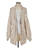 Adora 100% Polyester Tweed White Cardigan Size S - photo 1
