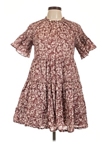 Olivaceous Casual Dress (view 1)