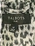 Talbots Animal Print Gray Faux Fur Jacket Size 14 - 16 Plus - photo 6
