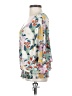 MELLODAY 100% Polyester Floral White 3/4 Sleeve Blouse Size S - photo 5