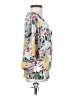 MELLODAY 100% Polyester Floral White 3/4 Sleeve Blouse Size S - photo 4