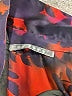 Velvet 100% Polyester Print Red Long Sleeve Blouse Size L - photo 7