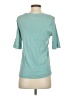 Architect 100% Cotton Teal Short Sleeve Top Size P - XL - photo 2