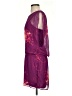Express 100% Polyester Print Purple Cocktail Dress Size S - photo 5