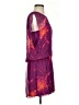 Express 100% Polyester Print Purple Cocktail Dress Size S - photo 4