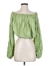 12th Tribe 100% Polyester Green 3/4 Sleeve Blouse Size S - photo 1