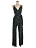 Kaileigh Black Green Jumpsuit Size M - photo 1