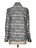 Chico's 100% Rayon Animal Print Black Silver Long Sleeve Polo Size Lg (2) - photo 2
