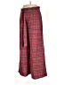 Cupshe Plaid Red Casual Pants Size XL - photo 1