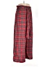 Cupshe Plaid Red Casual Pants Size XL - photo 4