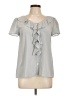 Jaeger 100% Silk Gray Blouse Size 10 - photo 1