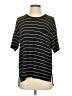 Rails Stripes Black Short Sleeve Top Size S - photo 1