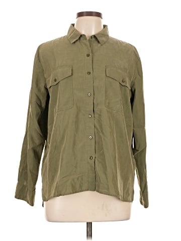 Express Long Sleeve Button-Down Shirt (view 1)