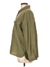 Express Solid Green Long Sleeve Button-Down Shirt Size L - photo 5