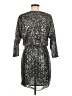 Boutique + 100% Polyester Silver Cocktail Dress Size 8 - photo 2
