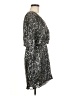 Boutique + 100% Polyester Silver Cocktail Dress Size 8 - photo 4