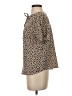 Papermoon 100% Polyester Animal Print Tan Short Sleeve Blouse Size S (petite) - photo 5