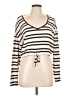 Aeropostale Stripes Ivory Pullover Sweater Size L - photo 1