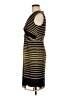 Adrianna Papell 100% Polyester Stripes Gold Cocktail Dress Size 6 - photo 5